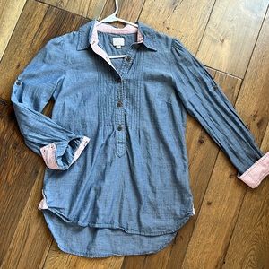 Postmark Anthropologie Denim Top